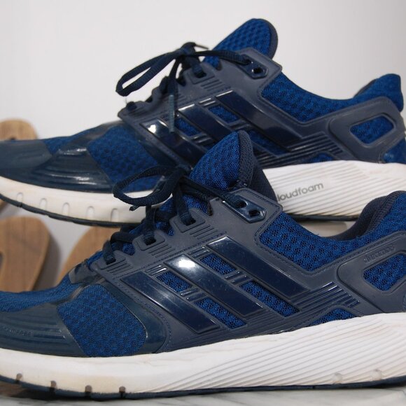 Adidas Mens Cloudfoam Ortholite Running Sneaker Shoes Blue White BB4659 Size 11 - Picture 2 of 13